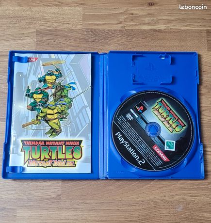 Jeu PS2 Teenage Mutant Ninja Turtles Mutant Melee - Disque Original PAL FR - Bon état, Jouable Malgré Rayures