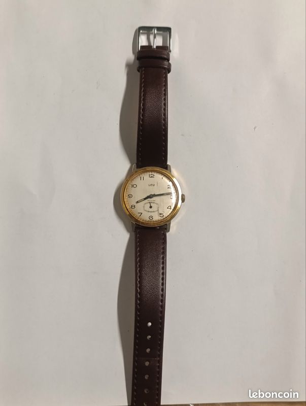 Montre Bracelet Vintage Mécanique LOV - Pièce D'homme Non Fonctionnelle