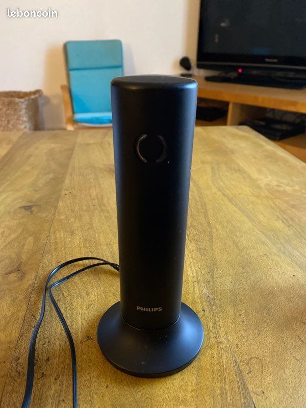 Téléphone fixe sans fil Philips Design M450 Noir (image 2)