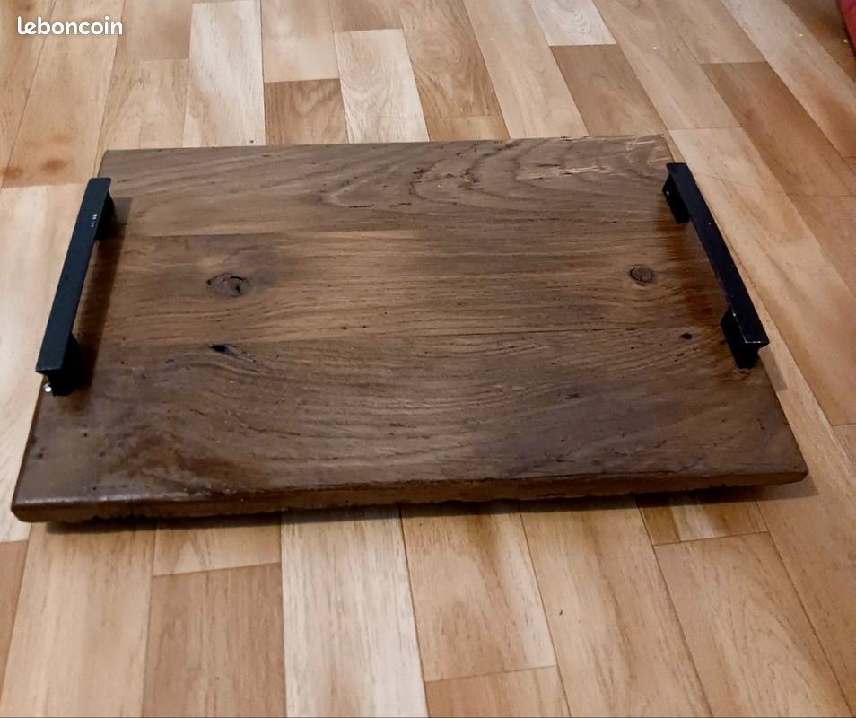 Plateau en chêne réversible (image 1)