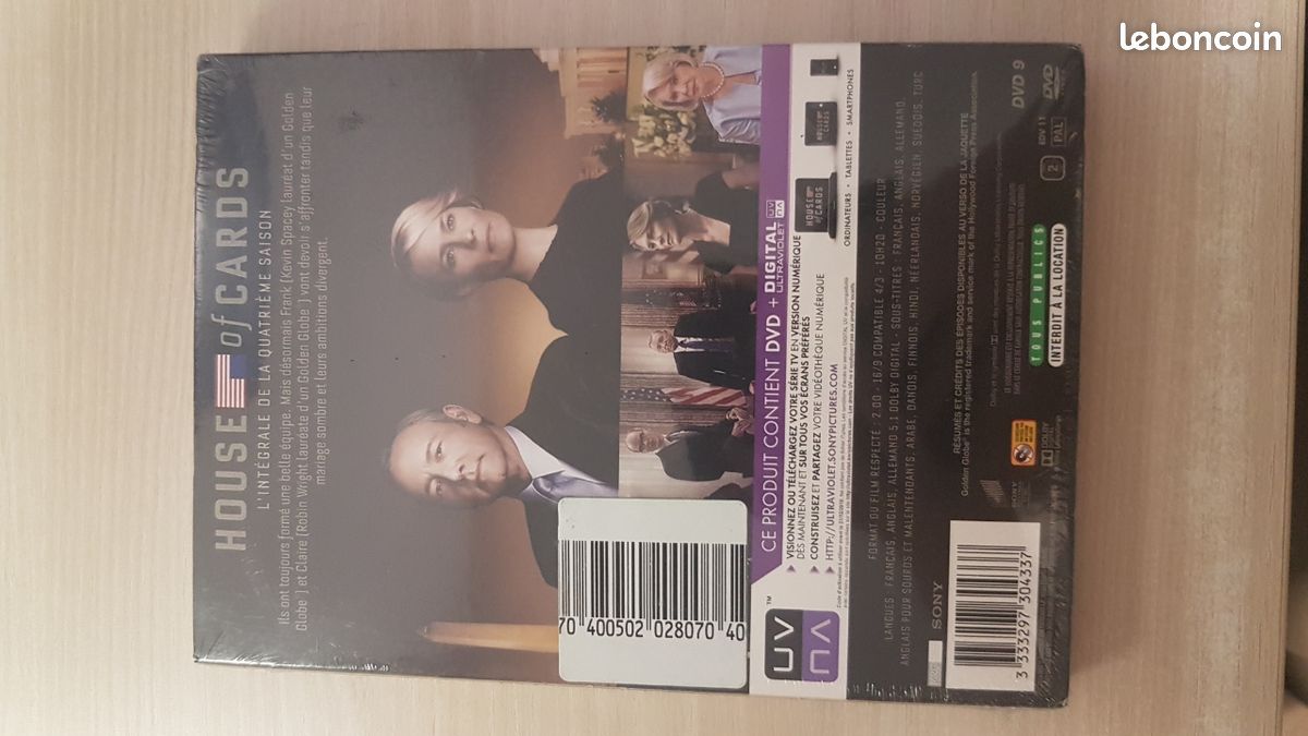 DVD House of Cards, l'intégrale de la saison 4 (image 2)