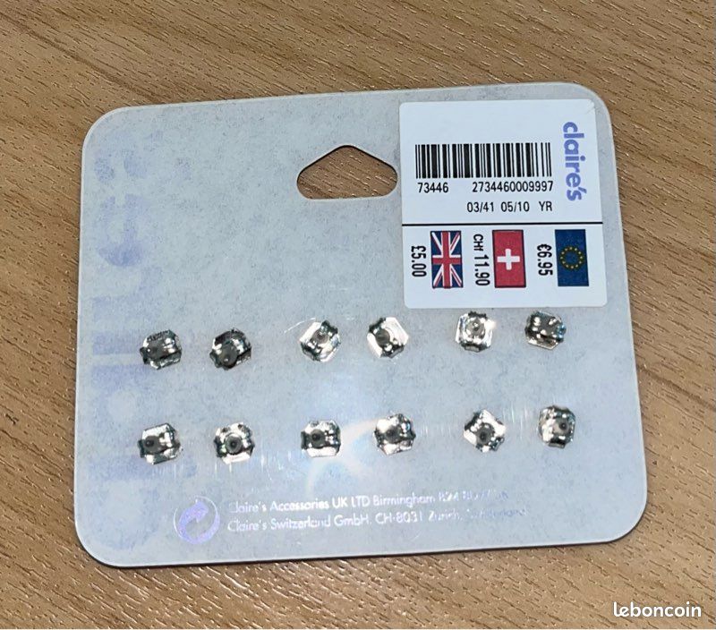 Lot boucles oreilles Claire’s (image 2)