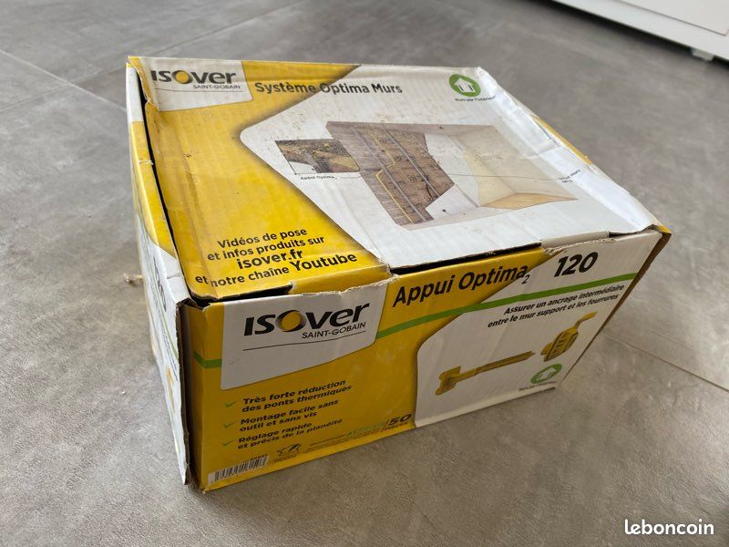 Pastille Isover Optima 2 en carton de 50 pièces Ref 69590