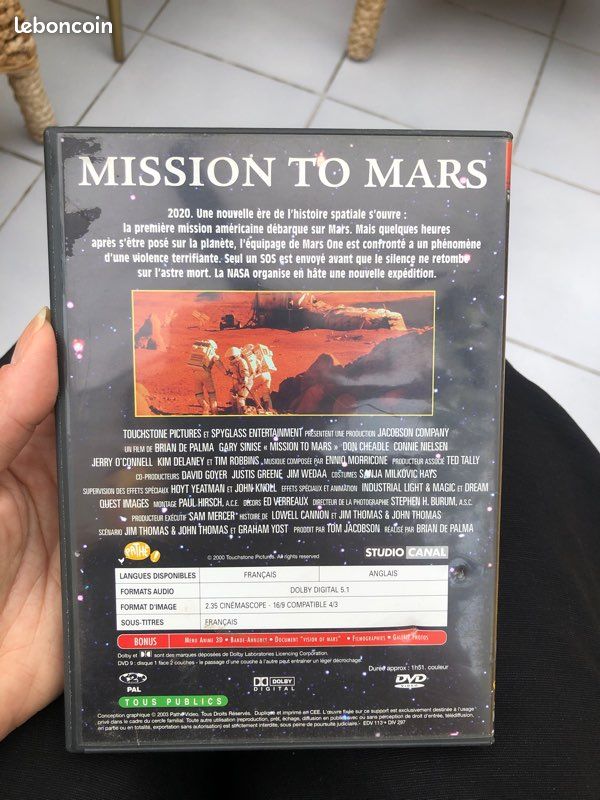 Dvd Mission to Mars (image 2)