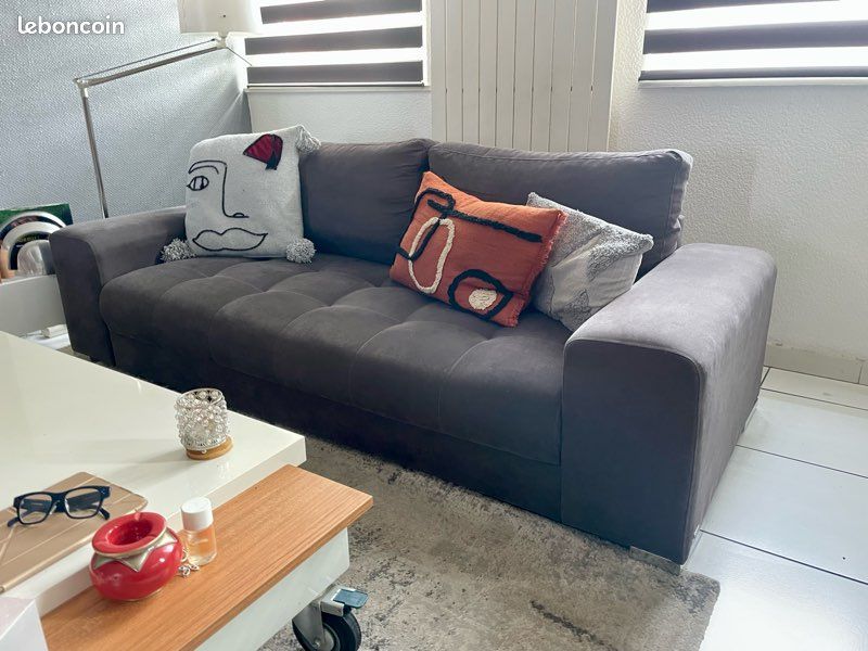 Canapé Gris Taupe (image 1)