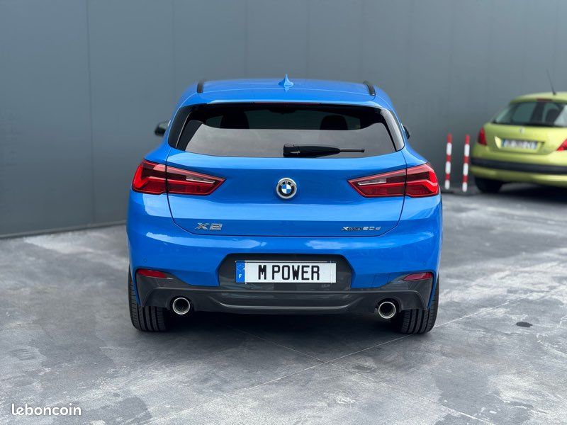 Bmw x2 2.0 d 190 cv pack m SPORT X / xdrive bleu misano / BVA / ALCANTARA / EXCELLENT ÉTAT (image 6)