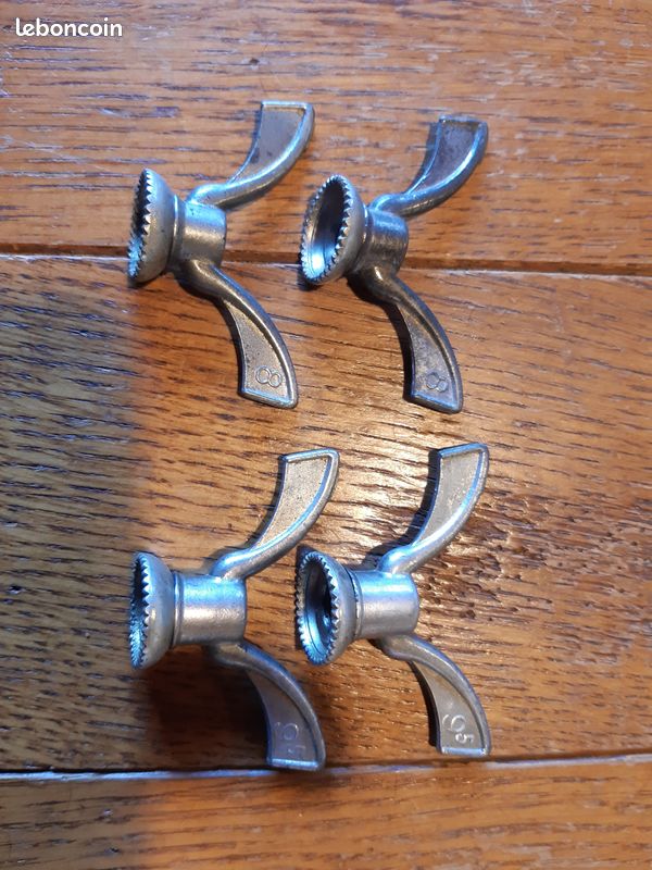 Papillons écrous pour roue-Wheel DFV (ø8) ref252pp2 - Cycles Fun Passion