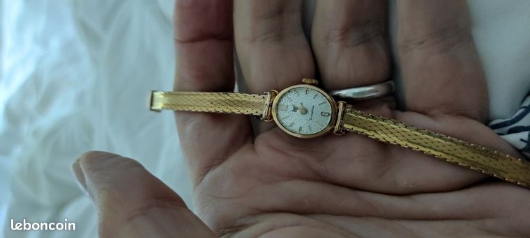 Montre Vintage LIP Mécanique Plaqué Or 10 Microns - Modèle Churchill, Années 1960, Mouvement Manuel