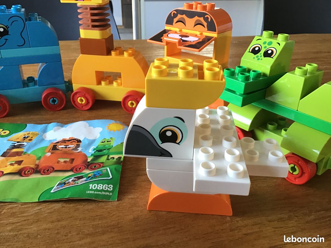 Lego duplo le train des animaux 10863 Jeux Jouets