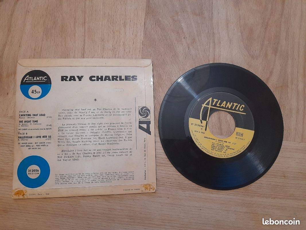 Ray Charles et son orchestre avec les Raelets 45 tours (image 2)