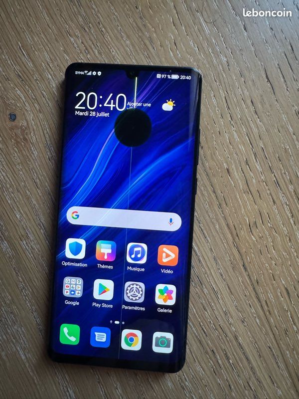 Huawei P30 Pro 128gb noir occasion (image 1)