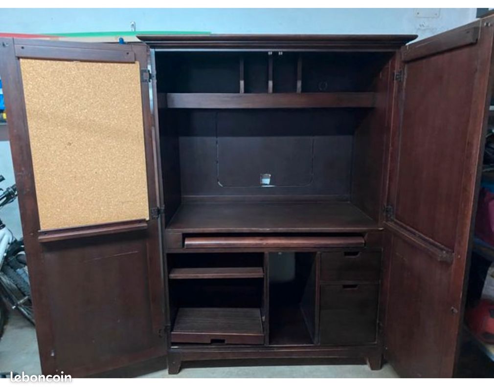 Meuble bureau en bois (image 5)