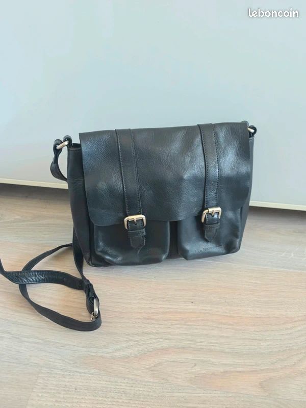 Sac à main en cuir Les fées du Bengal (image 1)