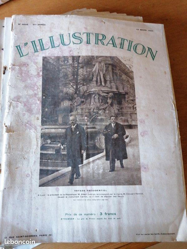 L'ILLUSTRATION - JOURNAL UNIVERSEL - Année 1933 (image 1)