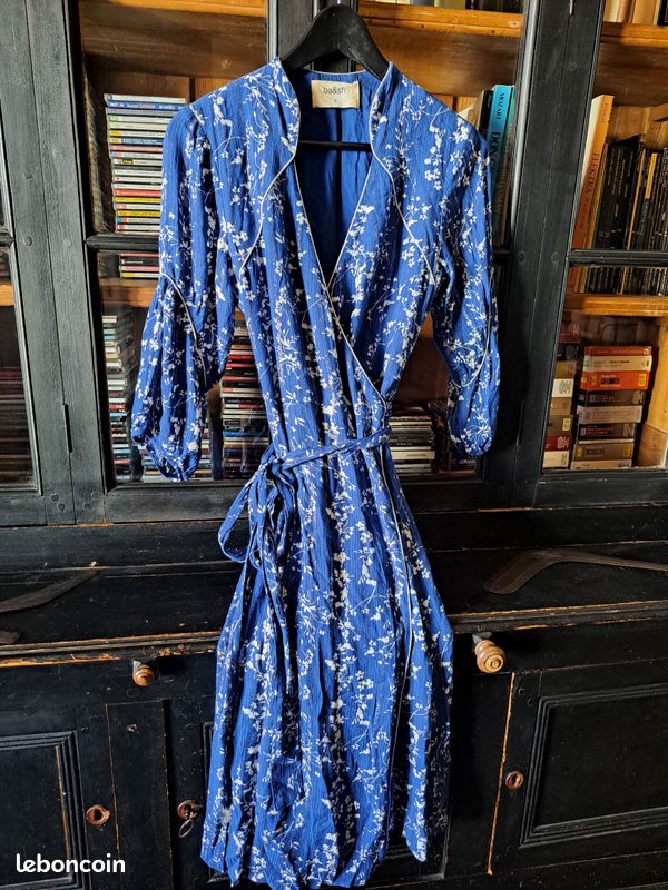 miss sohee couture blue dress Bash Paris Vayea Denim Dress – HARPERS EMPORIUM main image 0