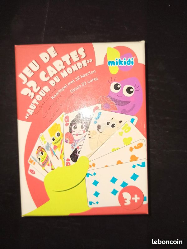 Jeu de 32 cartes autour du monde - mikidi (image 1)
