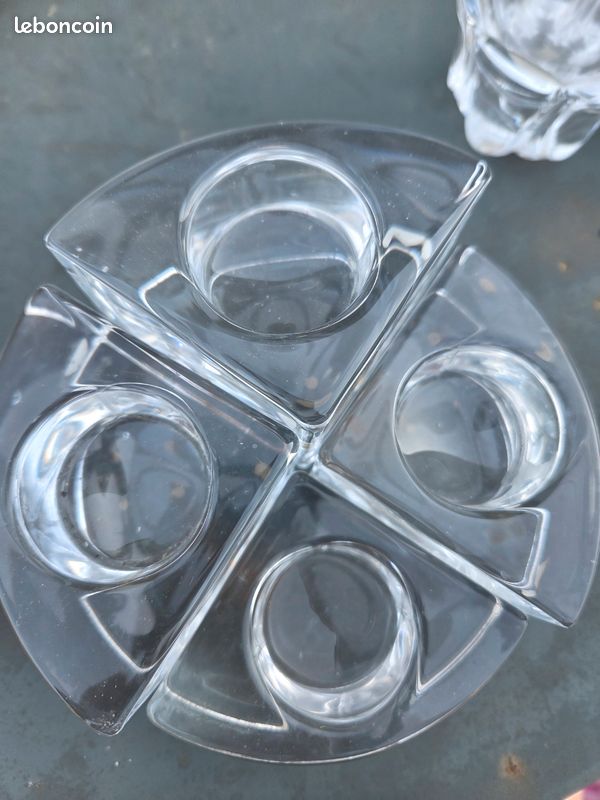 Lot de 4 bougeoirs orrefors sweden (image 2)