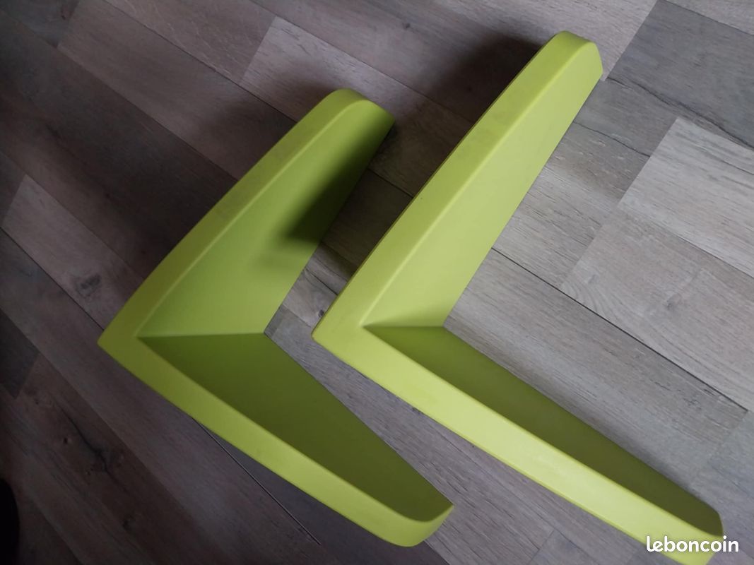 Lot 2 étagères vertes modèle Mammut IKEA (image 3)