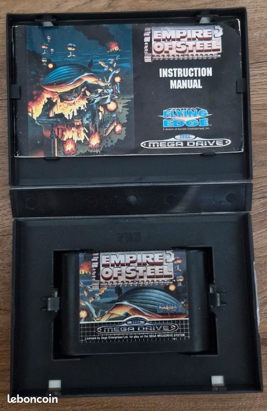 Jeu Empire Of Steel - Version Complète Pour Sega Mega Drive, En Bon état