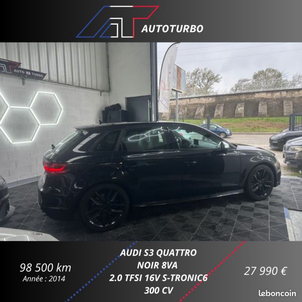 Audi S3 SPORTBACK 2.0 TFSI 300CH Garantie 12 mois QUATTRO S TRONIC 6 (image 6)