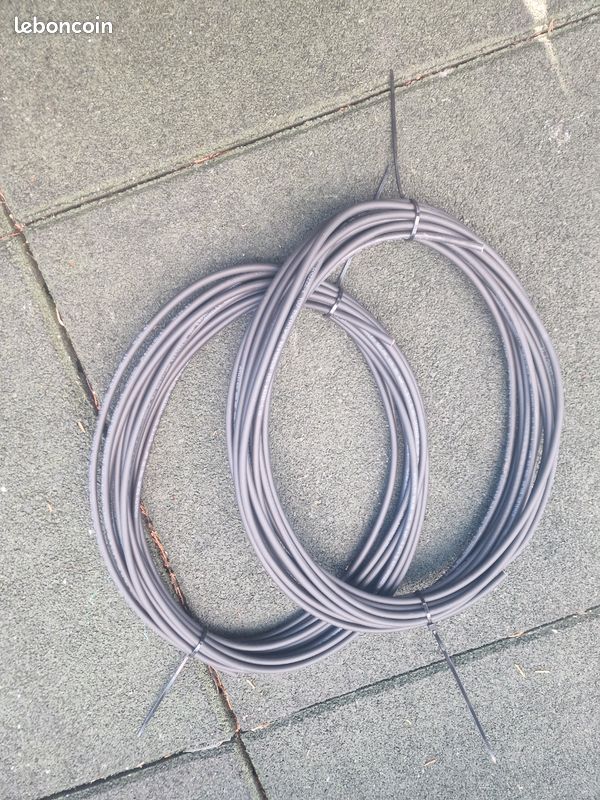 Câble Solaire 6mm² 30m Rouge Et Noir - Câble Photovoltaïque Haute Qualité TÜV - Pour Panneaux Solaires