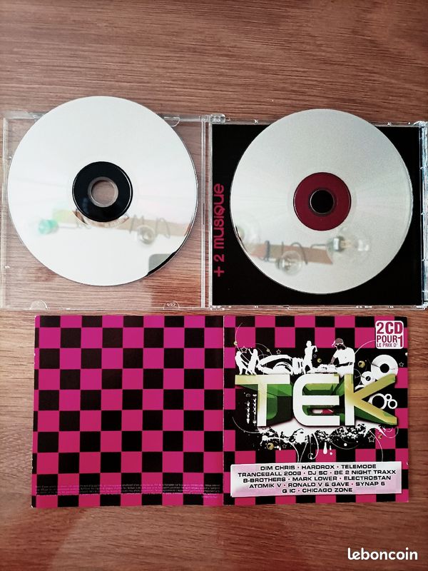 2 CD compilation 100% hit Tek / house 2008 (image 4)