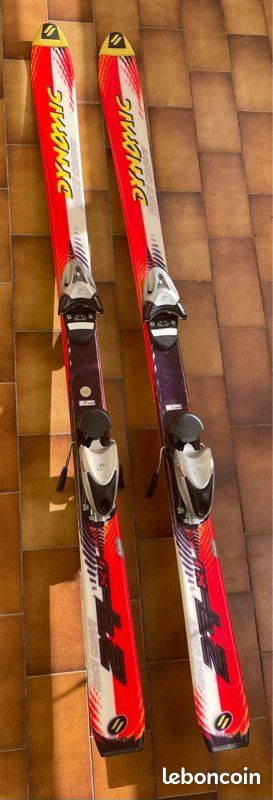 Skis DYNAMIC SP30 Ceramic 175 cm Made in France/Fixations Tyrolia 550
