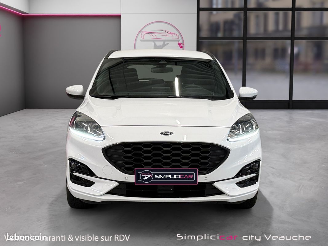FORD KUGA III 2.5 FLEXIFUEL 190 FHEV ST LINE ECVT / Sieges AV - ARR + Volant Chauffant / CarPlay / Caméra (image 8)