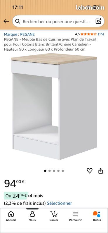 Meuble four (image 1)