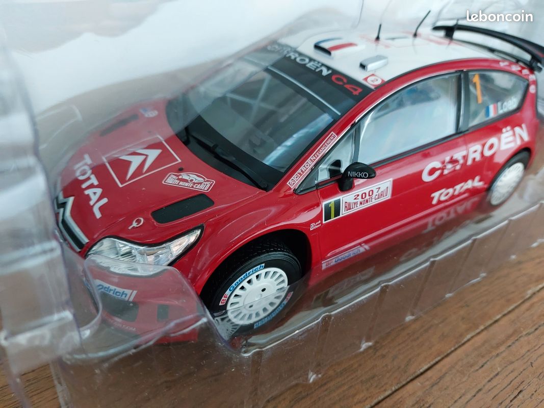Citroën C4 WRC - Rallye Automobile Monte-Carlo 2007 - Loeb - Elena - Altaya