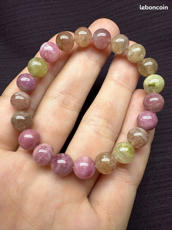 Bracelet en Tourmaline cerisier (image 1)