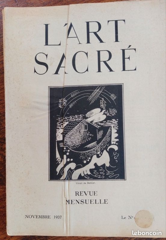 Lot de 19 magazines anciens L'Art Sacré 1937, 1938 et 1939 (image 19)