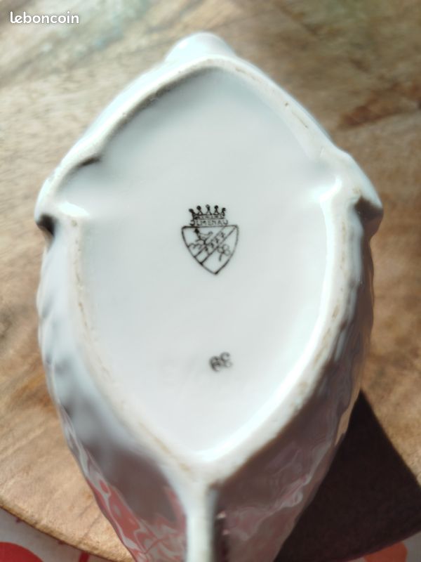 Poisson-jardinière Lindner Bavaria en porcelaine, Allemagne de l'Ouest, vers 1960-1970 (image 6)