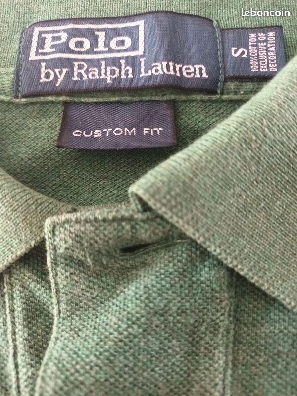 Polo Ralph Lauren vert Taille S (image 3)
