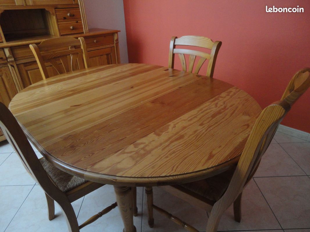 Salle à manger - Buffet table et chaises - Possibilité de vendre séparément (image 2)