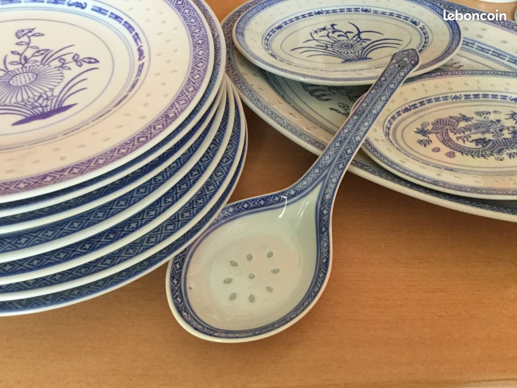 Assiettes et plats chinois (image 2)