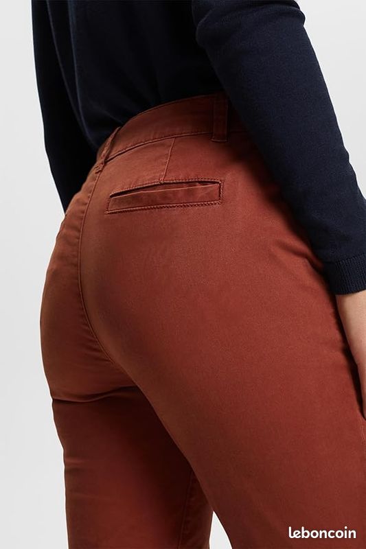 ESPRIT Chino d'été Pantalon Femme taille 40 L (image 2)
