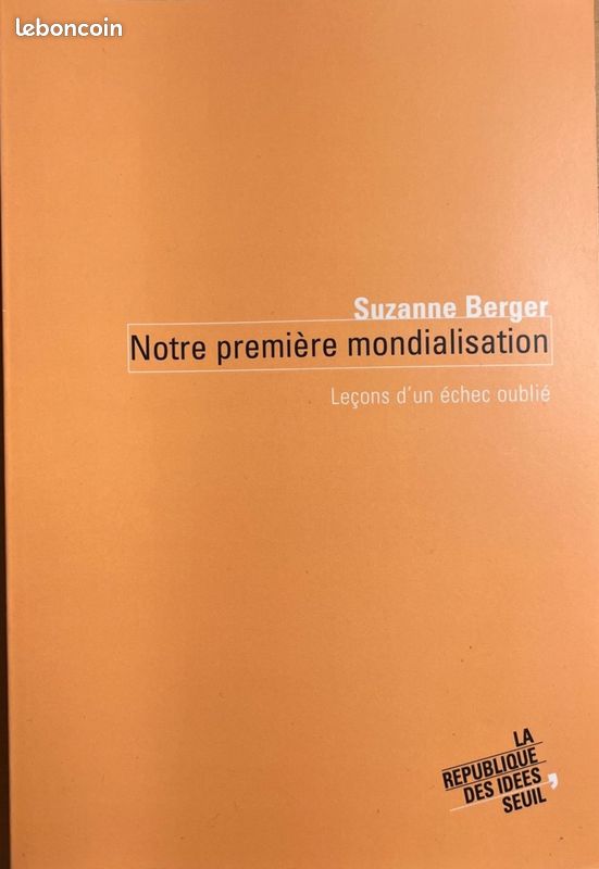 Suzanne Berger, Notre première mondialisation (image 1)