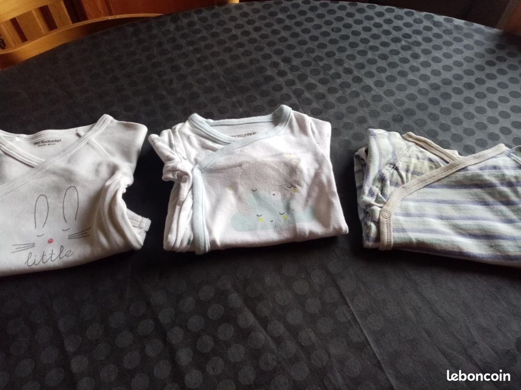 Lot de 6 bodies garçon 3 mois (image 2)