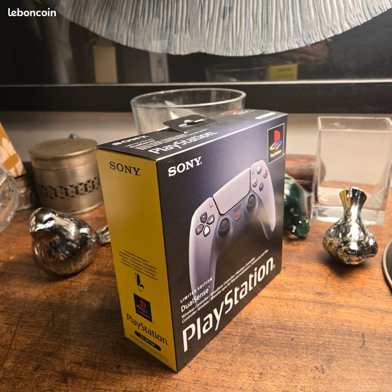 Manette PS5 DualSense - Édition Limitée 30ème Anniversaire - Gris - Neuve - Envoi 24h