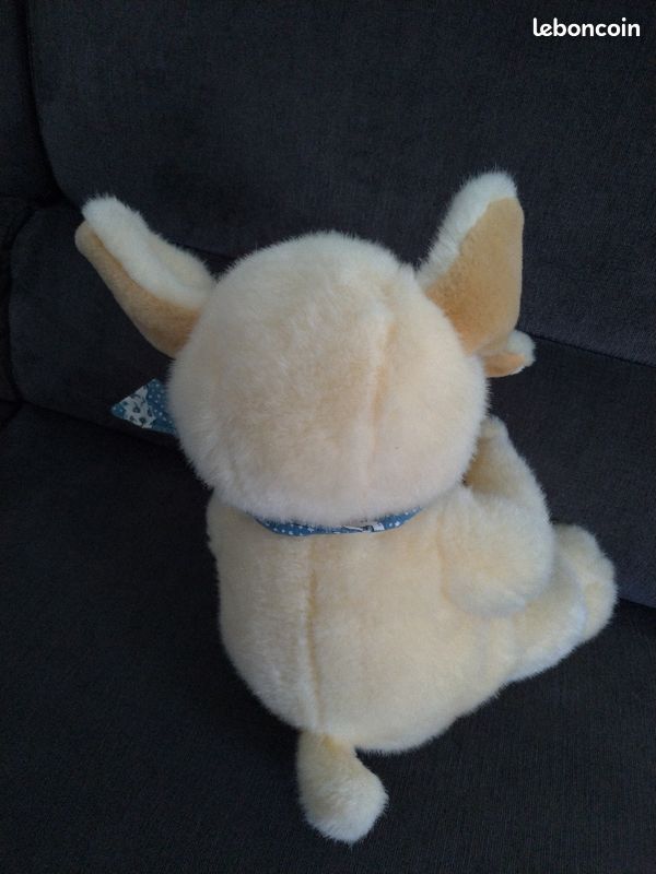 Peluche papa lapin avec son lapereau 40 cm (image 2)