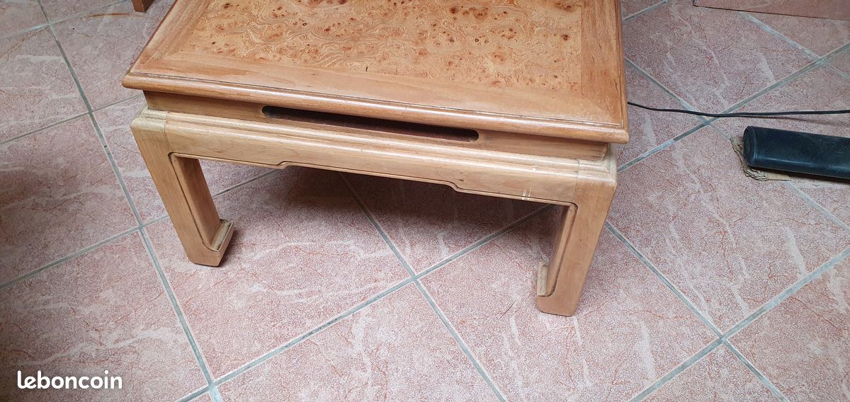 Table basse loupe d'orme (image 6)