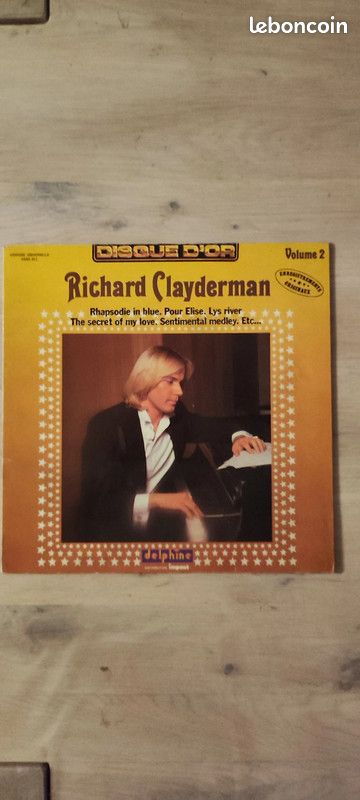 33 tours Vinyle Richard Clayderman vol 2 (image 1)