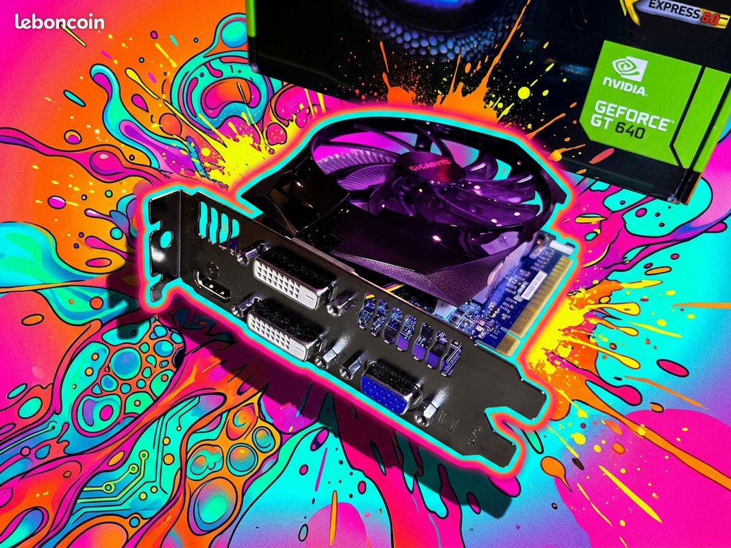 Carte Graphique Zotac GeForce GT 640 OC 2Go GDDR3 - Occasion Fonctionnelle - PCIe 3.0, Ventilateur Inclus