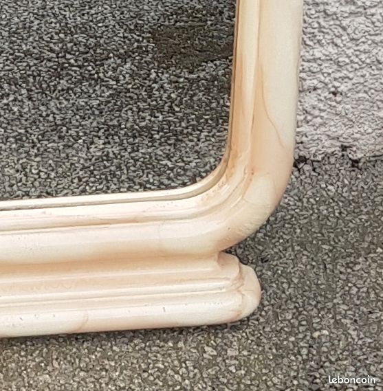 GRAND MIROIR SOLEIL Rotin Bambou Vintage Annees 1950/1960 - 55 Cm De Diametre EUR 50,00