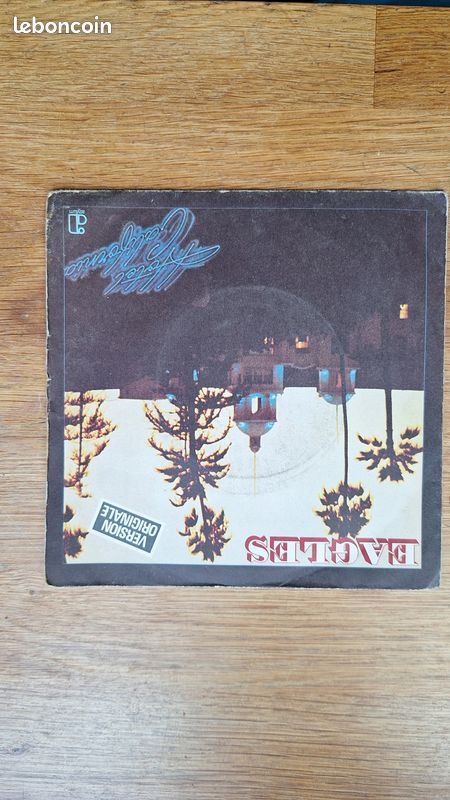 Vinyle 45 tours EAGLES HOTEL CALIFORNIA (image 1)