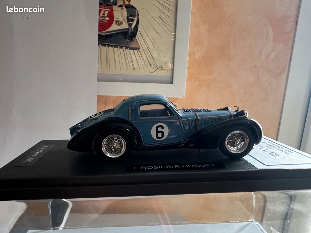 Talbot T150SS Coupé 5 24 Heures du Mans 1938 Spark S2710 - Miniatures Autos Motos