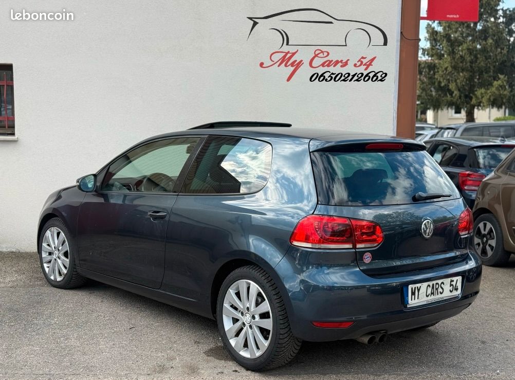Volkswagen GOLF 6 VI 1.4 TSI 122CH TEAM DSG7 3P, Coupé 7cv, 5 portes, mise en circulation le 27-09-2011 (image 2)