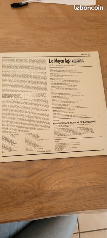 Vinyle 33t le moyen âge catalan (image 2)