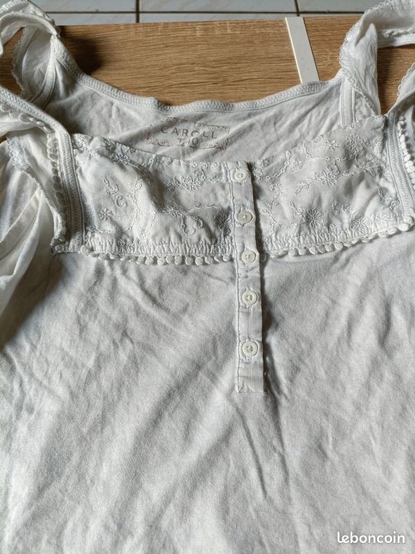 Débardeur gris Caroll taille 40 (image 2)